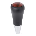 Wood Grain Car Gear Shift Knob for / Fortuner Crown Land Cruiser Lever Shifter Stick Grey. 