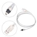 5ft New Usb To Firewire Ieee 1394 4 Pin Ilink Adapter Cable. 