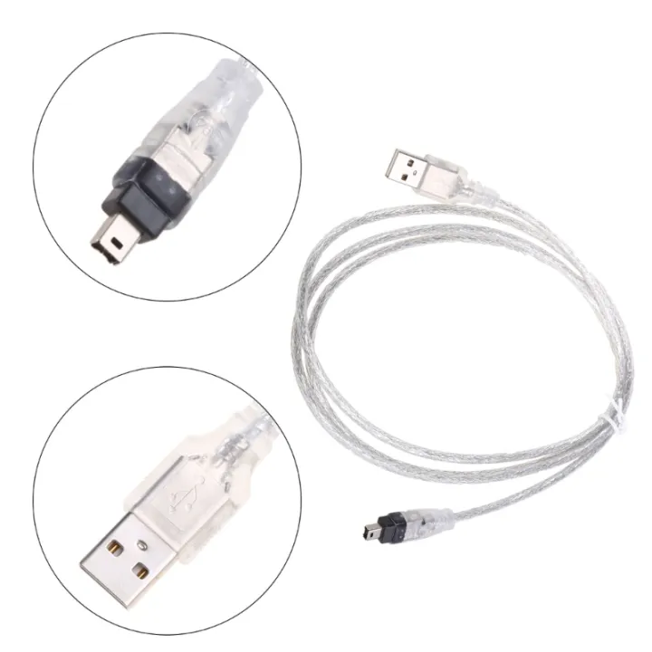 5ft%20New%20Usb%20To%20Firewire%20Ieee%201394%204%20Pin%20Ilink%20Adapter%20Cable%20-%20Image%202