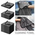 NEW 40*60CM Quick Absorbent Towel Pigtail Thick Ultra-fine Towel Kitchen Household Absorbent Cleaning Car Cleaning Towel Fiber I2E0. 