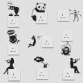 Wall Stickers for Switches | 9 Stickers Pack | Transparent Clear Stickers pcs NEW EDITION. 