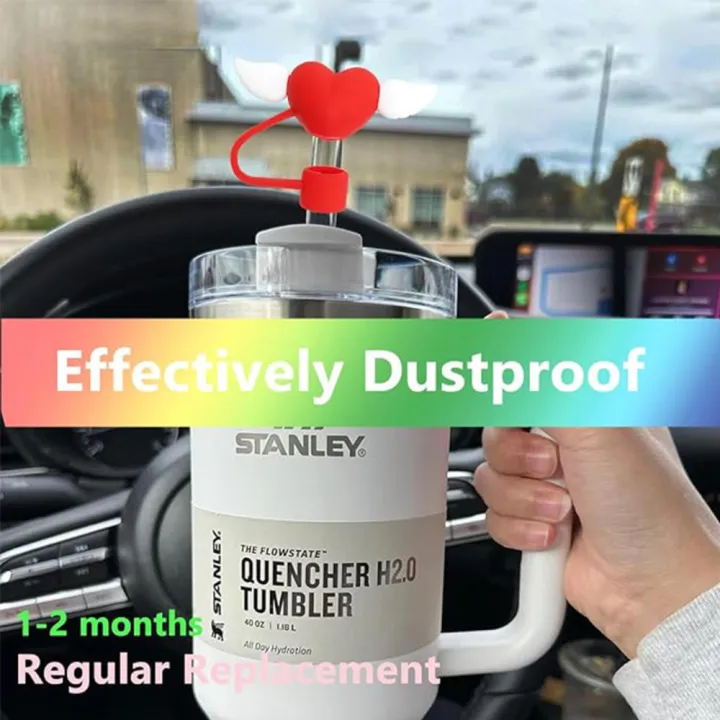 30&40%20oz%20Straw%20Topper%20Protective%20Compatible%200.4%20in/10mm%20For%20Stanley%20Tumbler%20Lid%20Silicone%20Reusable%20Silicone%20Cap%20for%20Travel%20-%20Image%204