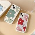 Olige Case For iPhone 14 Plus 13 12 11 Pro XS Max X XR 8 7 6 6S Plus Trendy Korean Flower Angel Eyes Camera Lens Protector For Couple Soft Phone Case Back Cover. 