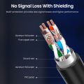 UGREEN Cat 7 Ethernet Cable Shielded Gigabit Flat Cat7 RJ45 LAN Cable High Speed Internet Network Patch Cord 10Gbps for Gaming PS4, Xbox One, PS3, PC Laptop Mo'dem Rou'ter, Computer. 