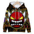 Anime Game Angry Geometry Dash Hoodies Kids Clothes Long Sleeve Pullover Children Hoody Sweatshirt Boys Girls Hoodie Streetwear. 