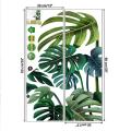 Green Tropical Leaves Wall Decal, Nature Palm Tree Leaf Plants Wall Sticker Art Murals, Waterproof DIY Wall Decor for Home Decor. 