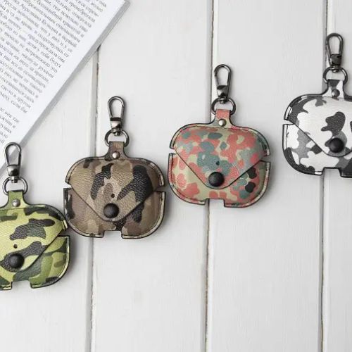 AirPods PRO 2ND Generation Camouflage Leather Case