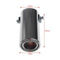 Universal Stainless Steel Car Rear Round Exhaust Pipe Tail Throat Muffler Tip. 