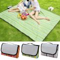 【WEJA】Picnic Mat Folding Waterproof Portable Outdoor Camping Hiking Multiplayer Beach Moistureproof Home Beach Pad Blanket Camping Mat. 