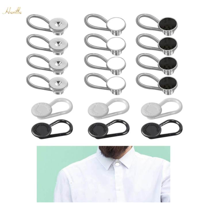 18Pcs%20Elastic%20Collar%20Extenders%20Buttons%20Lengthen%20Extend%20Expansion%20Extension%20Neck%20Extender%20for%20Men%20-%20Image%205