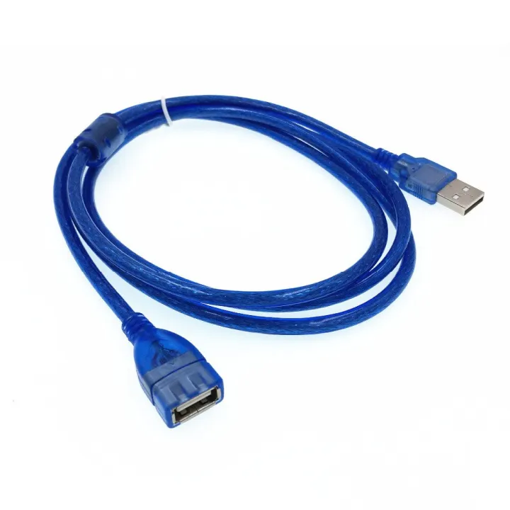 %E3%80%90HIGH%20QUALITY%E3%80%91USB%20extension%20cable%20/%20data%20cable%20longer%20Transparent%20blue%201.5/3/5%20m%20pure%20copper%20tape%20shielded%20connection%20cable%20-%20Image%204