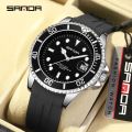 SANDA Brand Fashion Business Luxury Waterproof Quartz Men's Watch. 