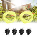 Chainsaw Accessories 2Pcs Fuel Line with 5Pcs Primer Bulb Replacement Fit for Poulan Trimmer. 