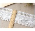 Wide Lace Cotton Water Soluble Tassel Beard Lace Fabric Accessories DIY Clothing Skirt Home Textile Curtain Decoration. 
