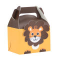 20Pcs Animal Party Bags, Paper Gift Bags, Small Paper Bags for Kids Party, 4 Designs Jungle Theme Birthday Party. 
