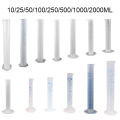 【ZOSR】Plastic Measuring Cylinder Laboratory Test Graduated Tube Motor Oil Measuring Cup 10ml/25ml/50ml/100ml/250ml. 