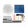 3D Led Cube Light DIY Kit 3D8 8x8x8 3MM 3D Squared DIY Kit Mini 3D Led Cube DIY Electronics Kit. 