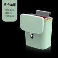 Home Bathroom Packaging Wastebasket Automatic Hanging Wall-Mounted Kitchen Trash Cans Creative Trash Supplies Wall Hanging. 