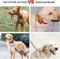 Heavy Duty Metal Dog Chain Leash with Handle – For Dogs & Puppies (All Sizes Available). 
