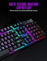 T-WOLF TF200 Gaming RGB Light Keyboard and Mouse Combo ,USB Ergonomic Mouse Spanish Keyboard for Gaming PC, Laptops with a Perfect Gaming Experience. 