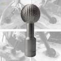 Ball Gouge Spherical Spindles Shaped Wood Gouge Power Carving Attachment for Angle Grinder 14mm. 
