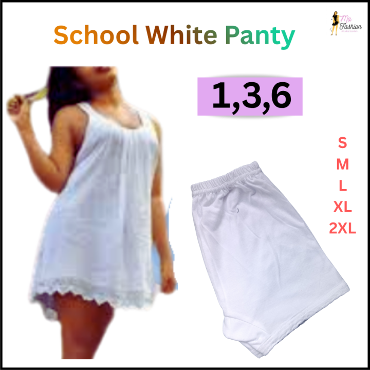 Boxer Panty  /Inner Short /  Leg Panty / White Box panty /Girls panty /Teenager boxer Panty   / underwear/ Girls box erpanty/Ladies boxer panty