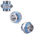 3PCS External xagonal G14 Thread Tube Connector Fitting for PC Water Cooling System. 