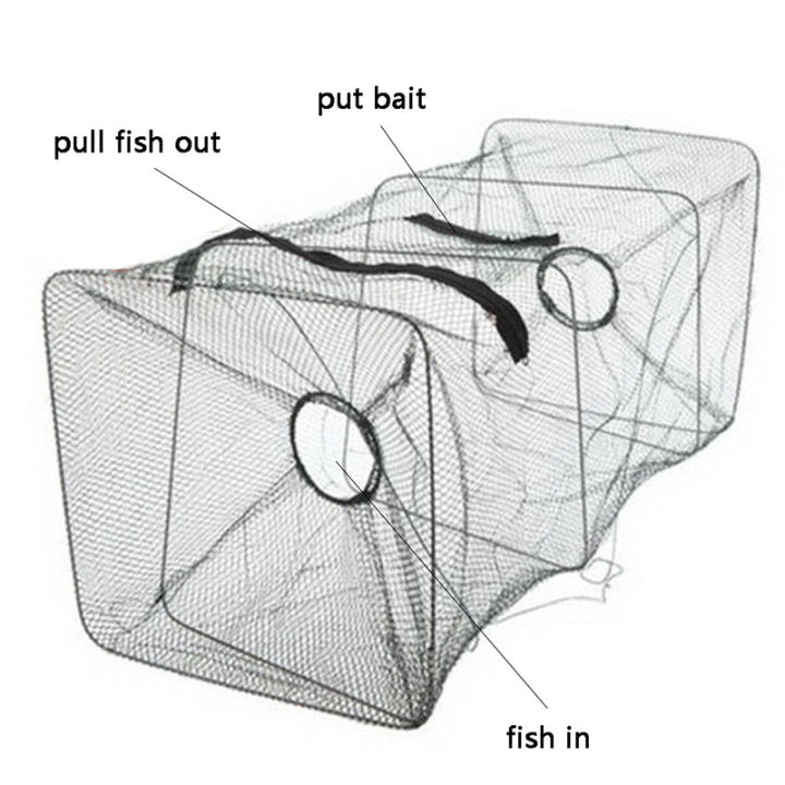 Fish%20Trap%20Net%20Fishing%20Gear%20Crab%20Prawn%20Shrimp%20Crayfish%20Lobster%20Crawdad%20Foldable%20Cologo%20-%20Image%203
