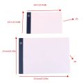 LeiyanProfesional A4/A5 Three Level Dimmable Led Light Pad Drawing Board Pad Tracing Light Box Eye Protection Easier for Diamond Painting. 