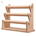 Modern Bangle Bracelet Holder Stable Gift Wood Jewelry Storage Organizer for Home. 