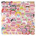 100PCS Korean cartoon Little Beaver Loopy Stickers Cute Emoticon Pack Stickers Laptop Water Cup Mobile Phone Stickers. 
