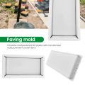 40×20cm Reusable Garden Road Mold DIY Manually Paving Cement Concrete Mould Path Maker Reusable Concrete Molds. 