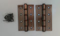 2PCS Copper bearing hinges 4 x 2 1/2  with screw. 