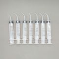 10/20Pcs Disposable Plastic Dental Elbow Irrigation Syringe Teeth Flushing Injection Impression Dental Syringe With Curved Tip. 