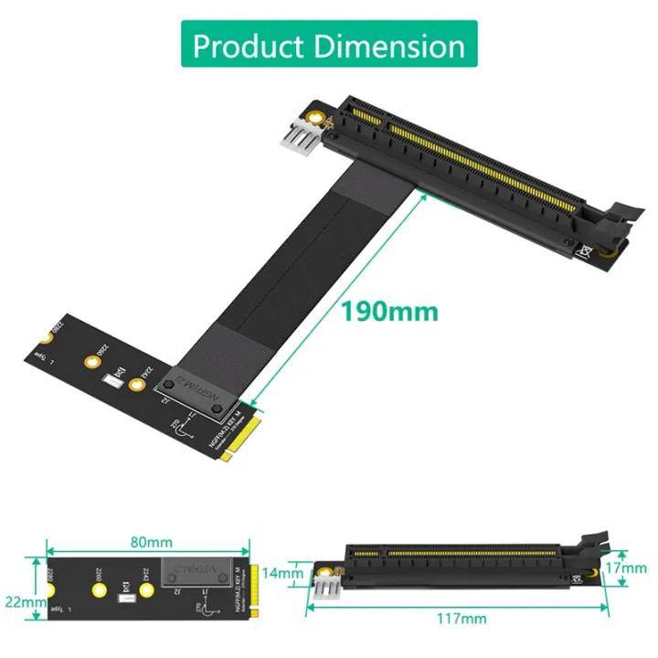 Riser%20Cable%20M.2%20NVME%20to%20PCIE%20X16%20Adapter%20Graphics%20Extension%20Cable%2090%20Degree%20PCI%20Express%203.0%2016X%20to%20M%20Key%20Riser%20Cable%20A%20-%20Image%204