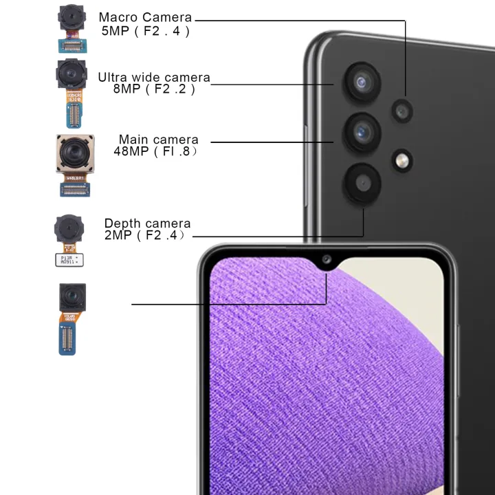 (New)%20For%20Samsung%20Galaxy%20A32%205G%20SM-A326B%20Original%20Camera%20Set%20(Depth%20+%20Macro%20+%20Wide%20+%20Main%20Camera%20+%20Front%20Camera)%20-%20Image%204