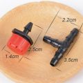 200 Adjustable Irrigation Drippers with Drip Irrigation Kit for Garden Watering Fitting. 
