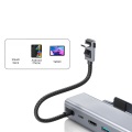 6 in 1 Doking Station for Steam Deck 4K 60Hz RJ45 USB3.0 for Steam Deck Charging TV Base. 