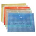 My Clear Bag Transparent Clear Button File Folder Bundle for School,Office-01 bag. 