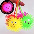 Ayogya set 4: Pair of Led silicone rubber ball toy for kids (soft toy with color and light). 