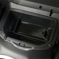 1 Piece Car Center Console Armrest Storage Box Black Organiser Accessories for Nissan Navara D23 NP300 2015-2019. 