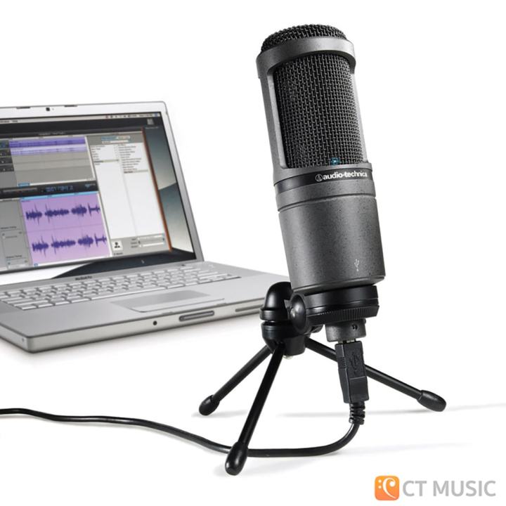 Audio%20Technica%20AT2020USB+%20USB%20Condenser%20Professional%20Recording%20Microphone%20-%20Image%205