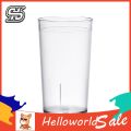 HelloWorld 210/280/350/450ml Drinking Glass Restaurant Style Breaking Resistant Transparent Acrylic Highball Drinking Tumbler for Party. 