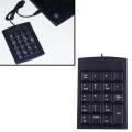【UrbanNomad】Keyboard USB Wired Numeric Keyboard Keypad Adapter 19 Keys for Laptop PC 2000 XP Vista 7 or Millennium Edition. 
