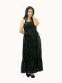 Full Smock Dot Design Women Long Frock. 