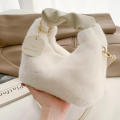 Plush Handbag Shoulder Bag Crossbody Bag Messenger Bag Square Bag. 