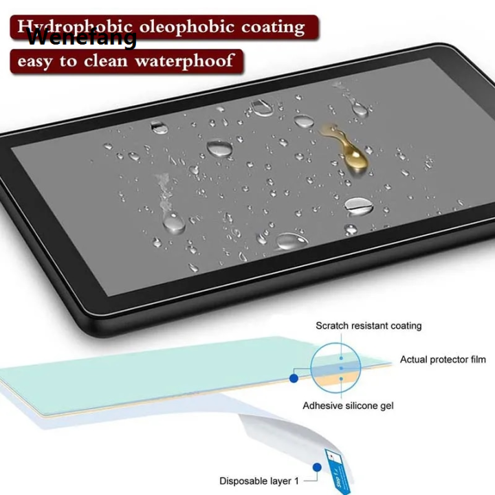 2-Pack Tempered Glass Screen Protector For Amazon Kindle Fire 7 (2019 Release, 7th/9th Gen) & Kids Edition