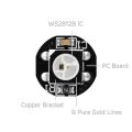 WS2812B Addressable LED Pixel Light SMD 5050 RGB SMD on Heat Sink PCB Board 5Pcs. 