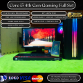 Core I5 4th Gen RGB Gaming Desktop PC Computer Full Set | 8GB Ram | 128GB SSD | 500GB HDD | 450W Gaming PSU | 22" Monitor Gaming Keyboard & Mouse. 
