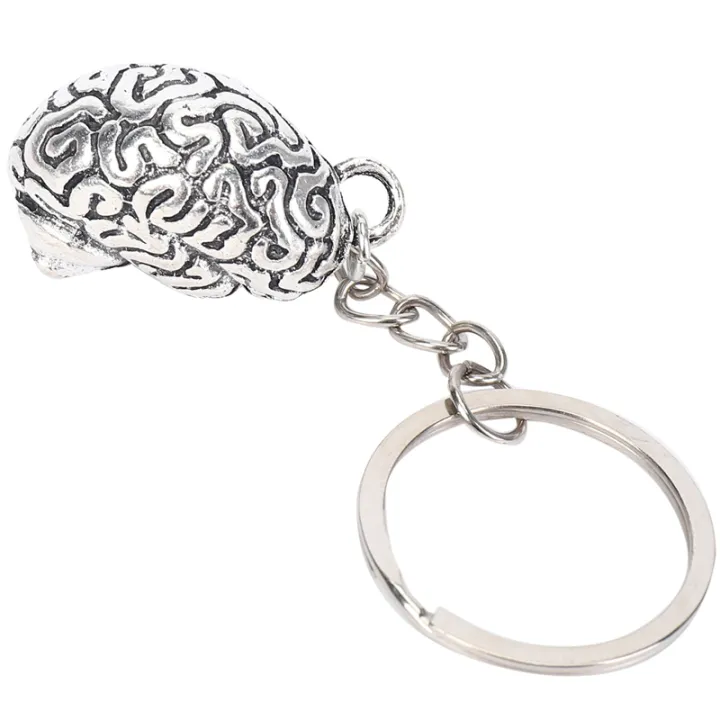 Brain%20Keychain%20Alloy%20Smart%20IQ%20Key%20Ring%20Fob%20Chain%20Medicine%20Human%20-%20Image%205